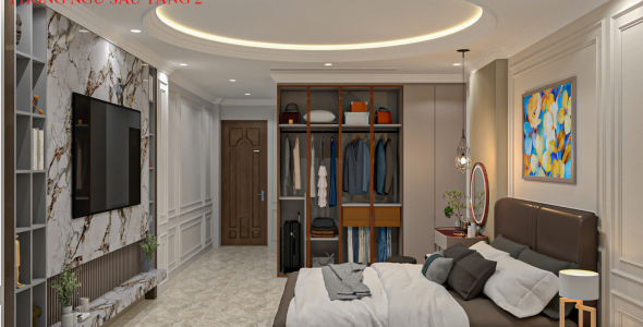 Nội thất nhà phố 2 tầng Gò Vấp