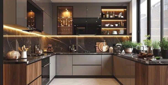 Nhà Bếp Phong Cách Hiện Đại