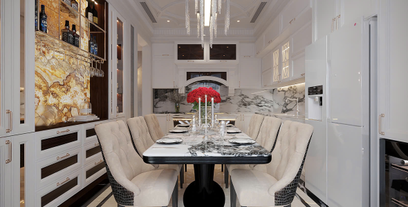NHÀ BẾP PHONG CÁCH LUXURY