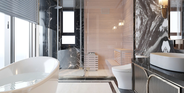 NHÀ VỆ SINH PHONG CÁCH LUXURY