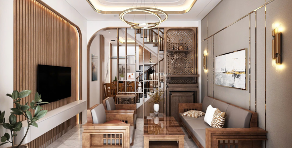 Nội Thất Nhà Phố Phong Cách Hiện Đại