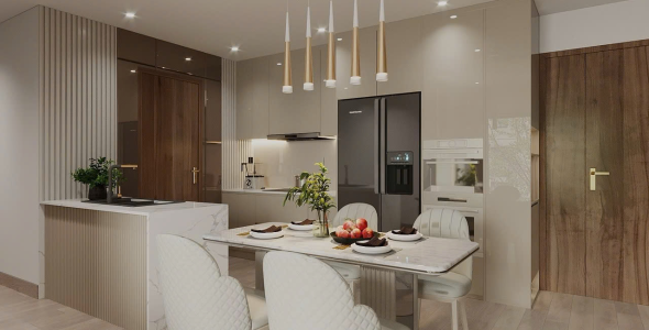 nội thất chung cư phong cách luxury quận 9