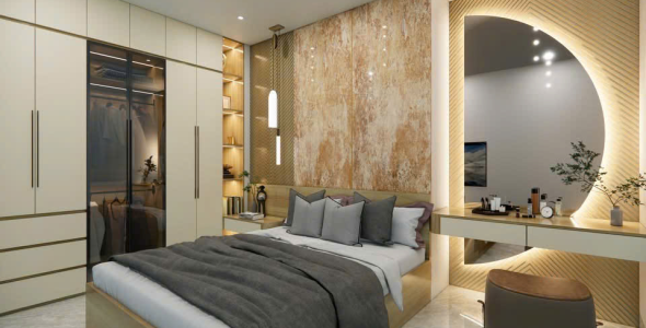 Phòng Ngủ Phong Cách Hiện Đại Luxury