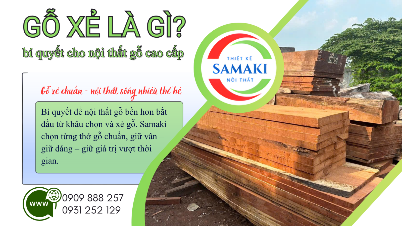 Nội thất gỗ tự nhiên
