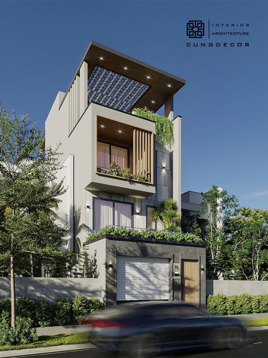 Nhà Phố Phong Cách Hiện Đại