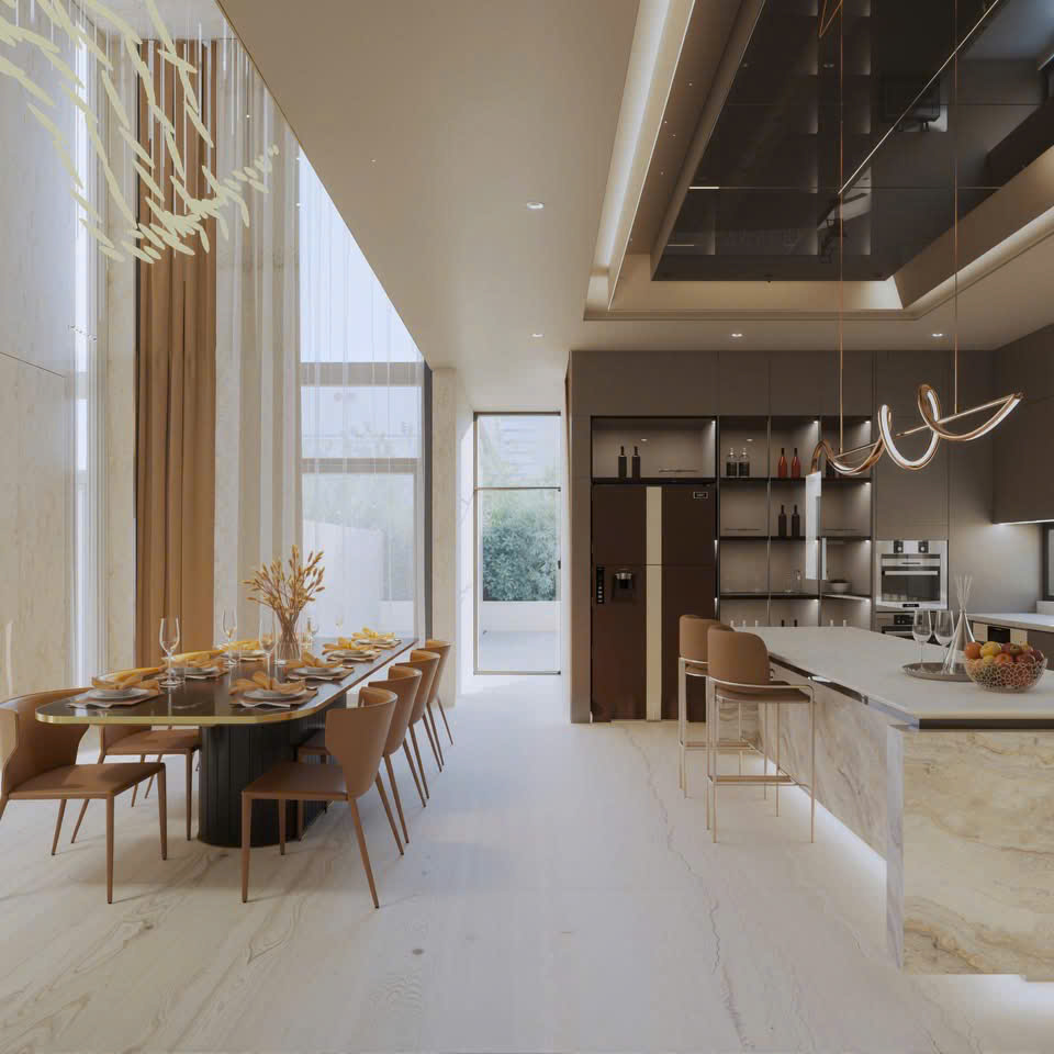 Nhà Bếp Phong Cách Luxury – Tâm Điểm Đẳng Cấp Trong Không Gian Sống