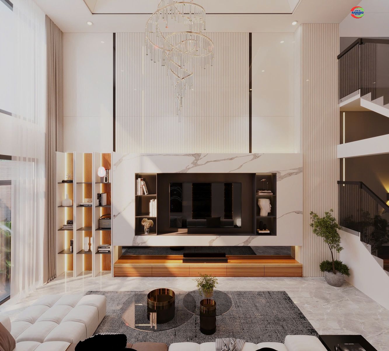  nội thất nhà phố phong cách hiện đại
