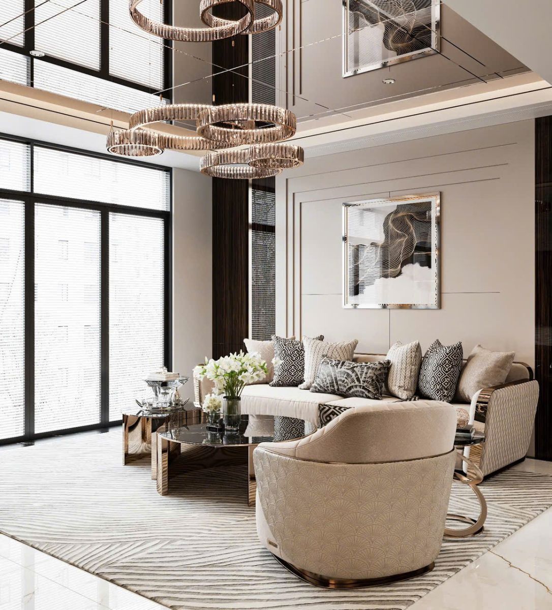 THIẾT KẾ NỘI THẤT NHÀ PHỐ PHONG CÁCH LUXURY