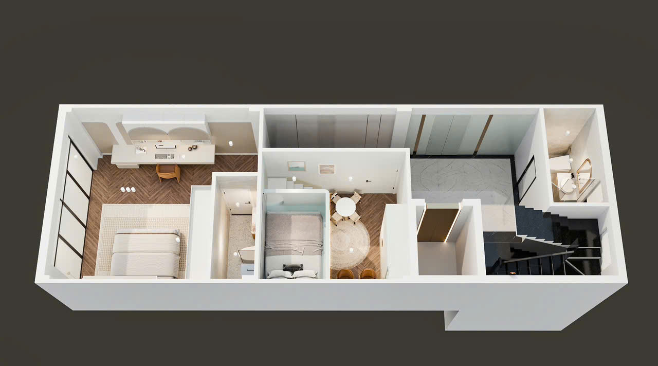 THIẾT KẾ NỘI THẤT NHÀ PHỐ PHONG CÁCH LUXURY