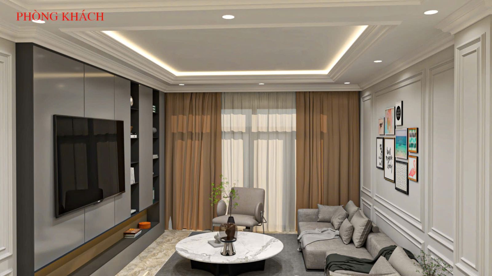 Nội Thất Nhà Phố 2 Tầng Gò Vấp