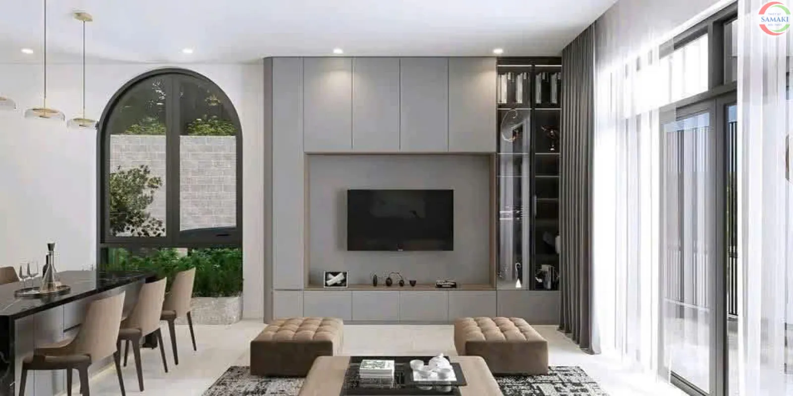 Nội Thất Nhà Phố Hiện Đại Long An