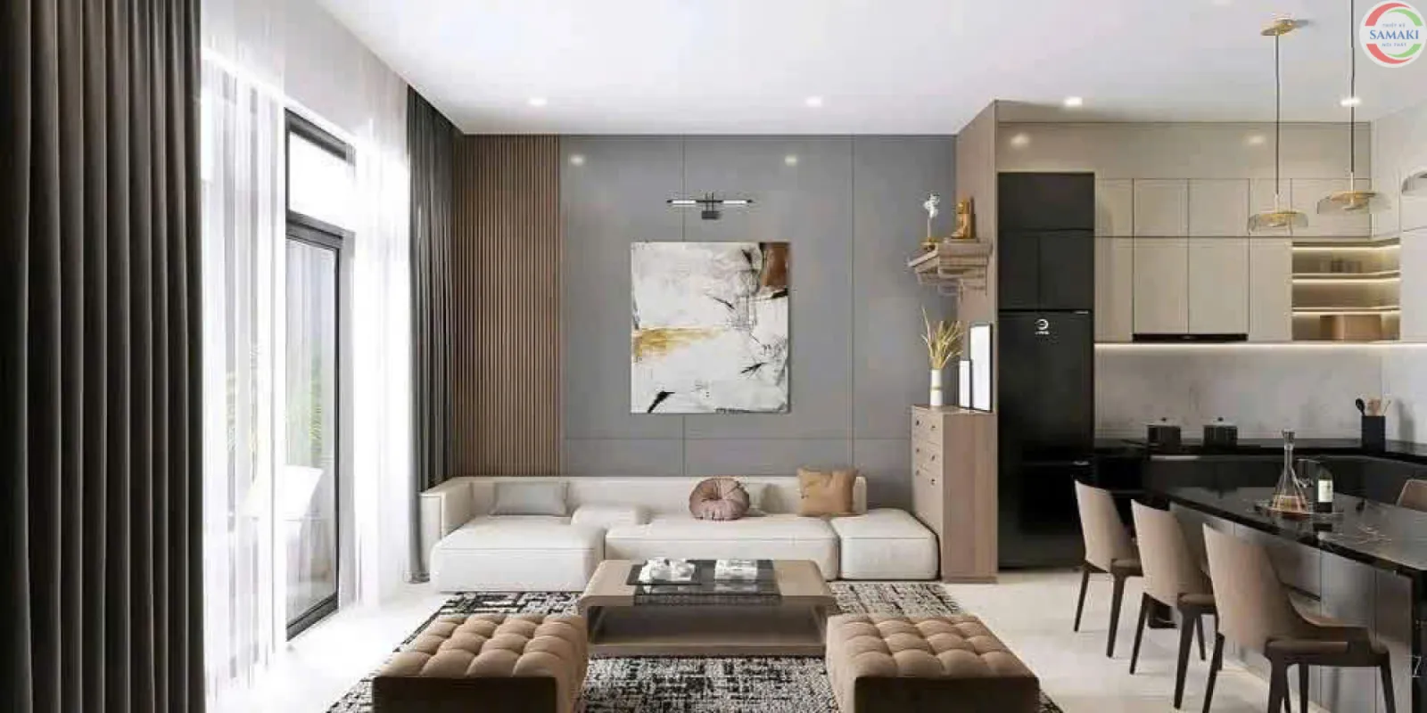 Nội Thất Nhà Phố Hiện Đại Long An
