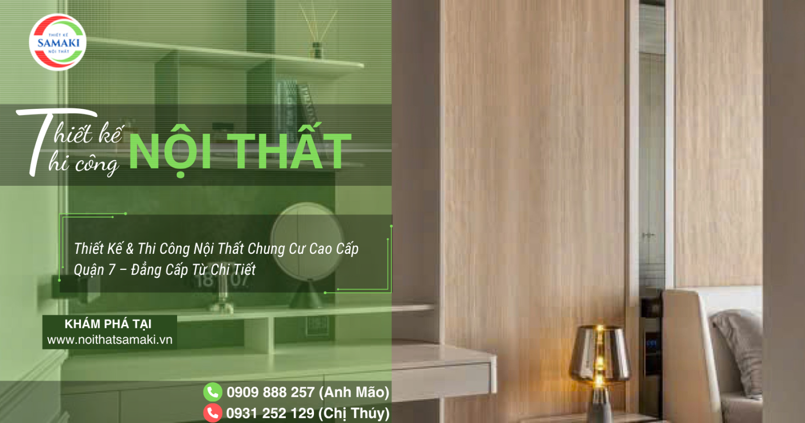 nội thất chung cư cao cấp quận 7