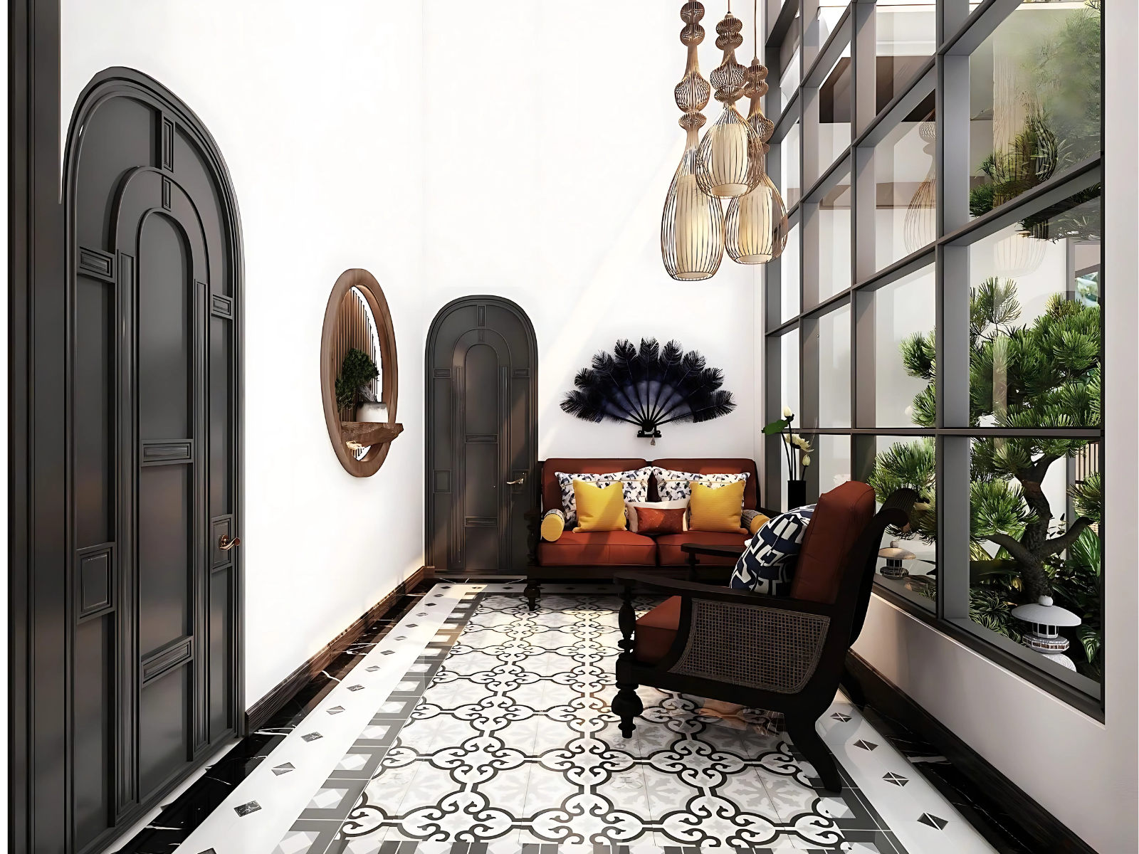 NỘI THẤT VILLA PHONG CÁCH INDOCHINE