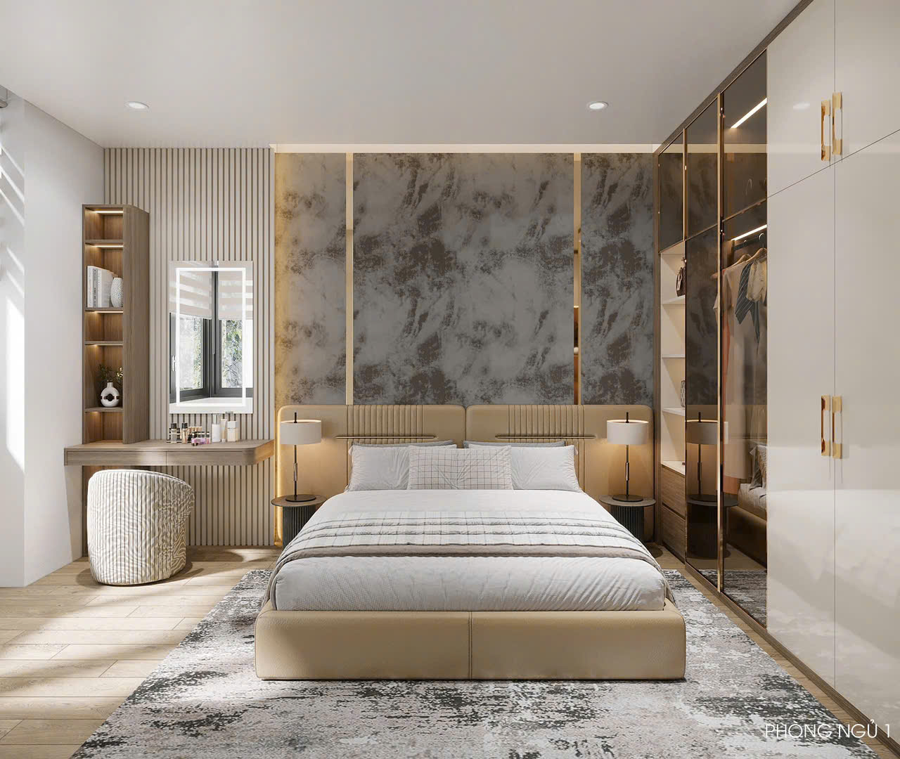 Phòng Ngủ Phong Cách Luxury
