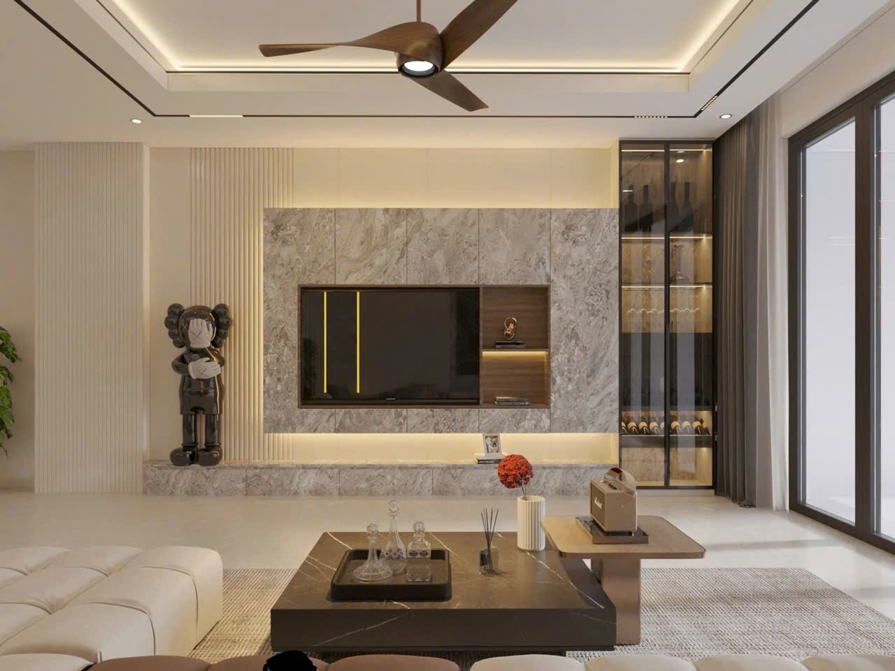 Phòng Khách Phong Cách Hiện Đại