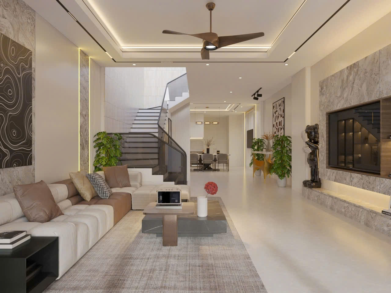 Phòng Khách Phong Cách Hiện Đại