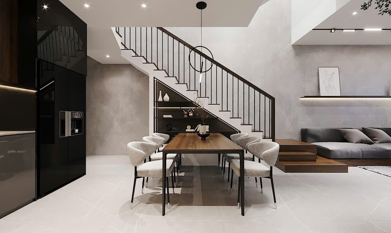 Nhà Bếp Phong Cách Hiện Đại Đơn Giản
