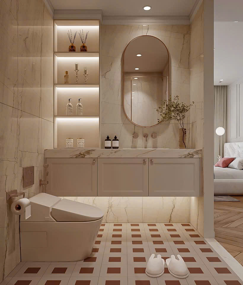 Nhà Vệ Sinh Phong Cách Luxury