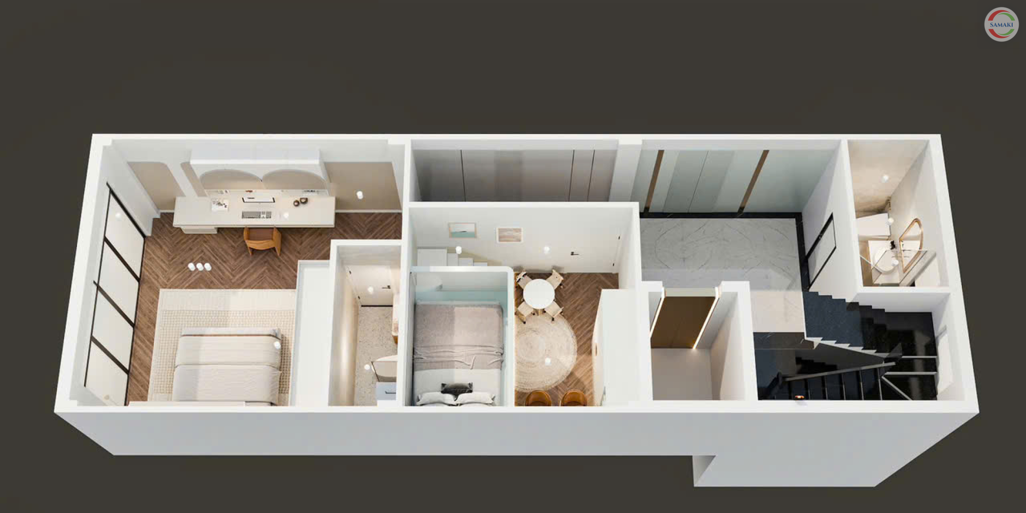 THIẾT KẾ NỘI THẤT NHÀ PHỐ PHONG CÁCH LUXURY