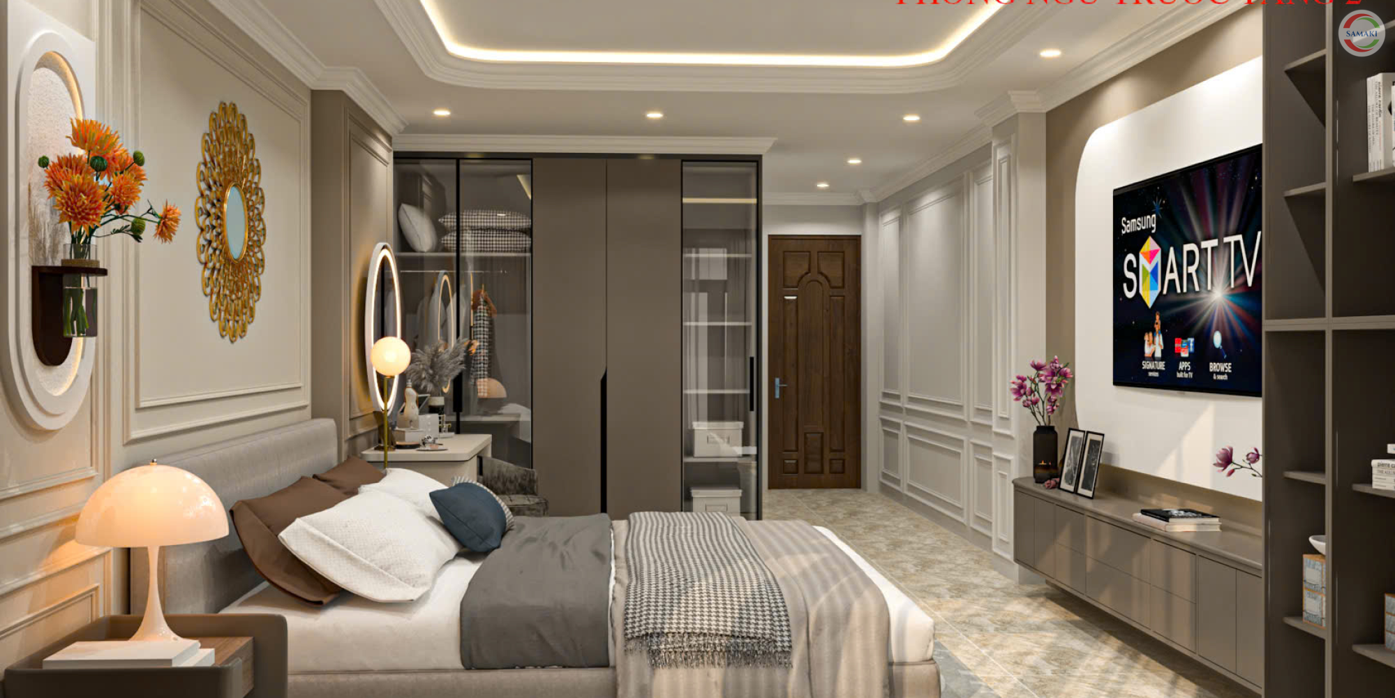 Nội thất nhà phố 2 tầng Gò Vấp
