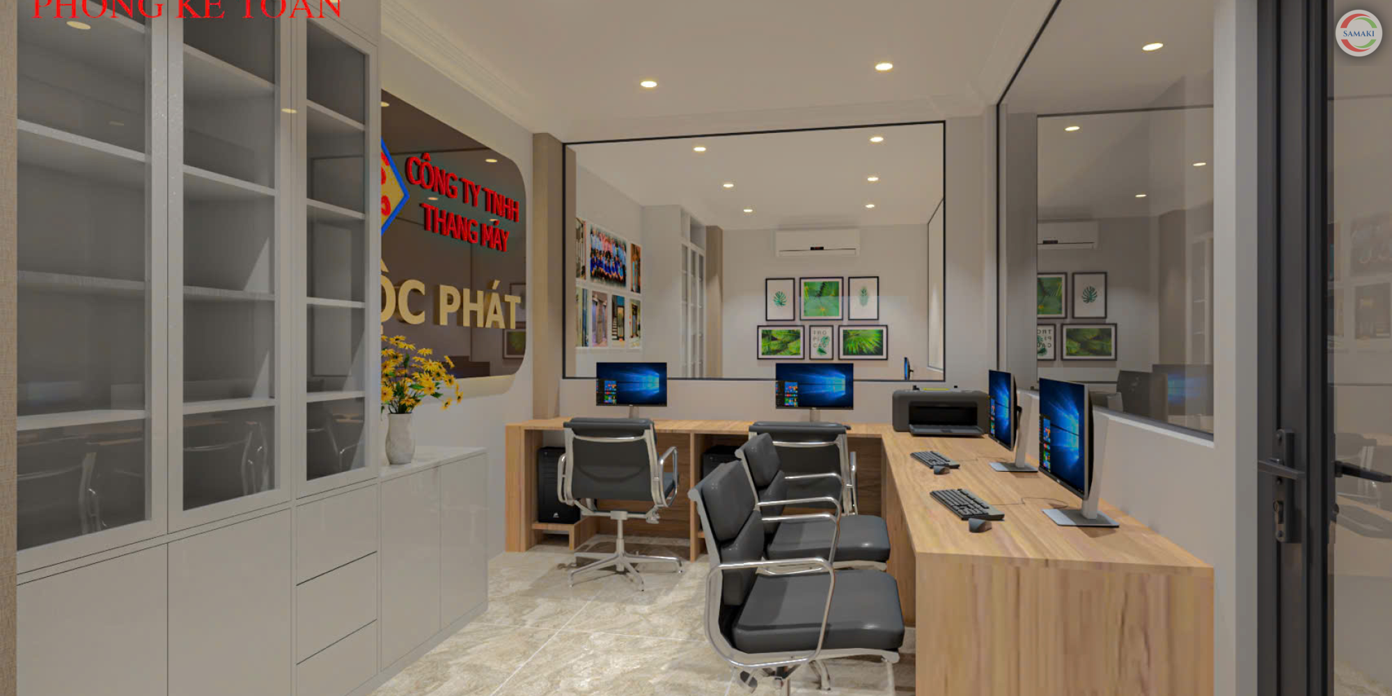 Nội thất nhà phố 2 tầng Gò Vấp