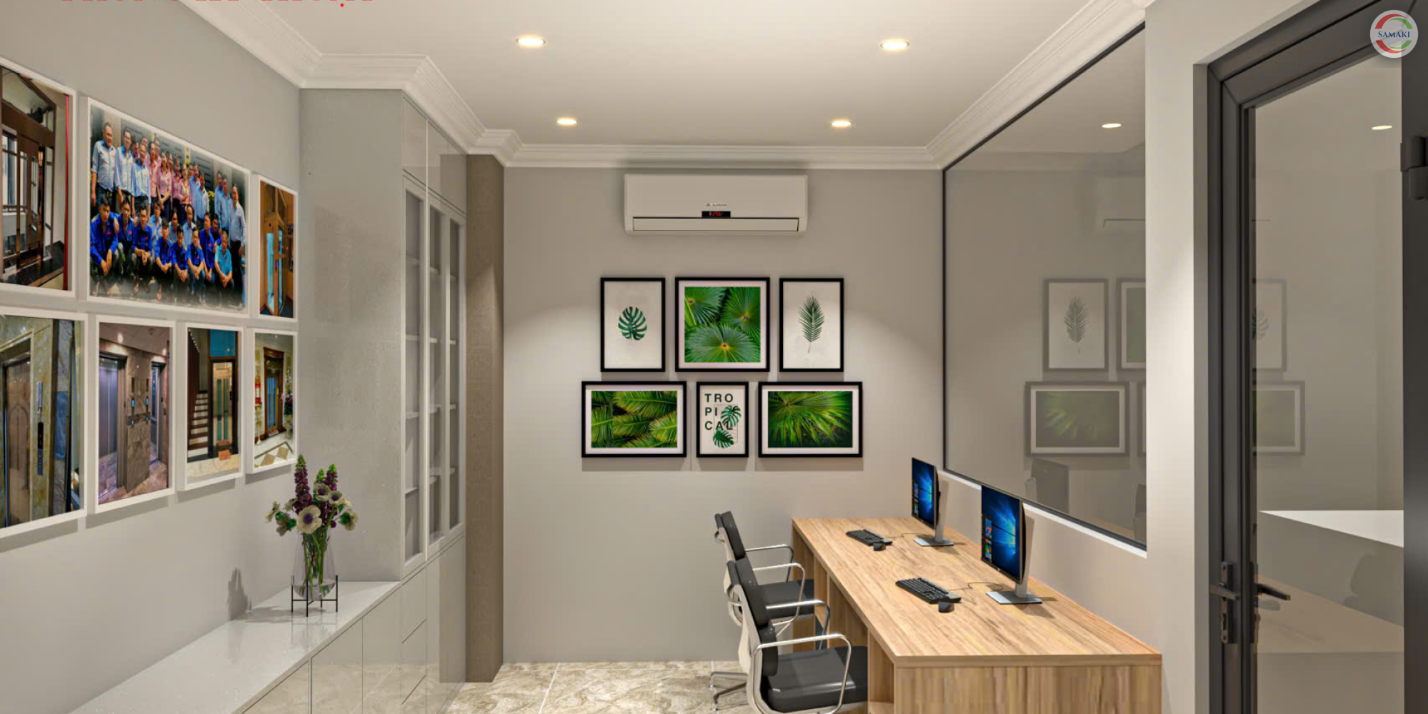 Nội thất nhà phố 2 tầng Gò Vấp