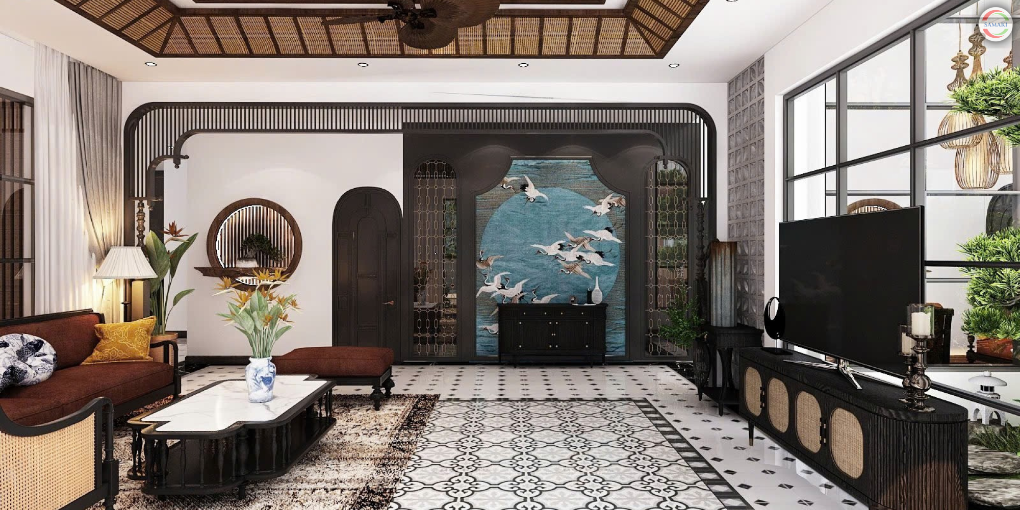 NỘI THẤT VILLA PHONG CÁCH INDOCHINE