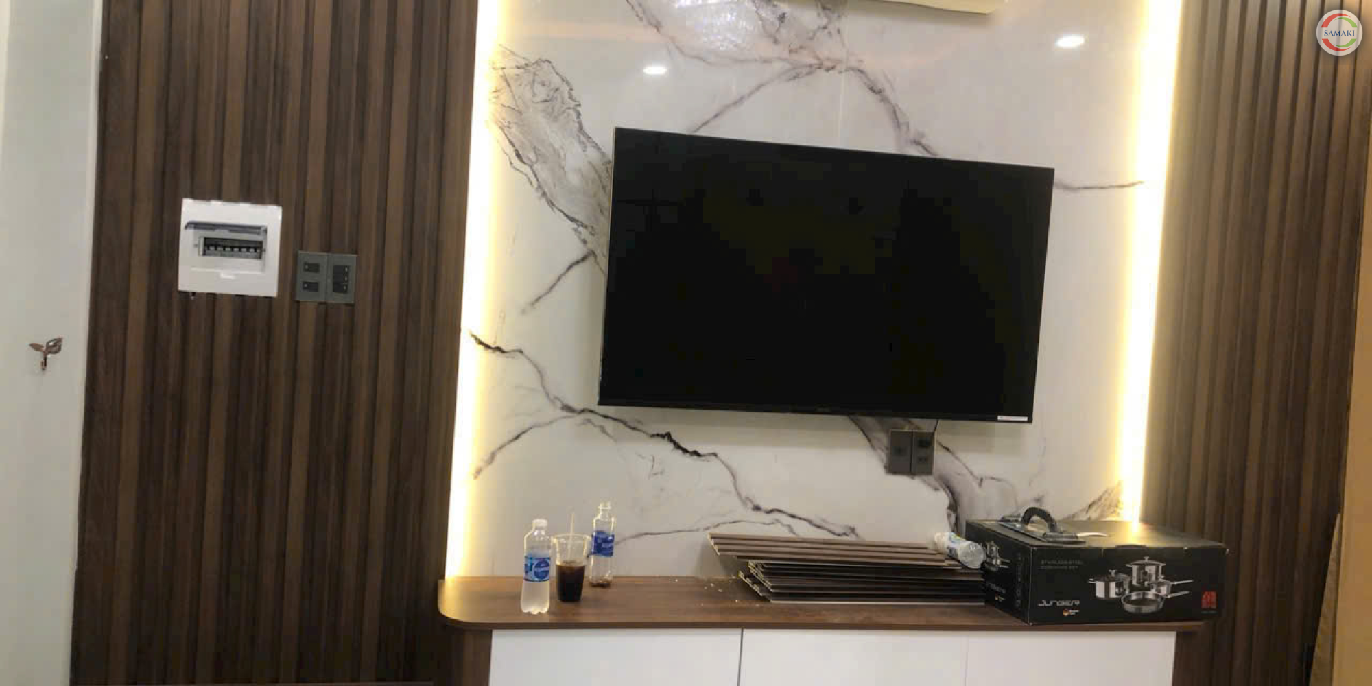 thi công thực tế nhỏ xinh