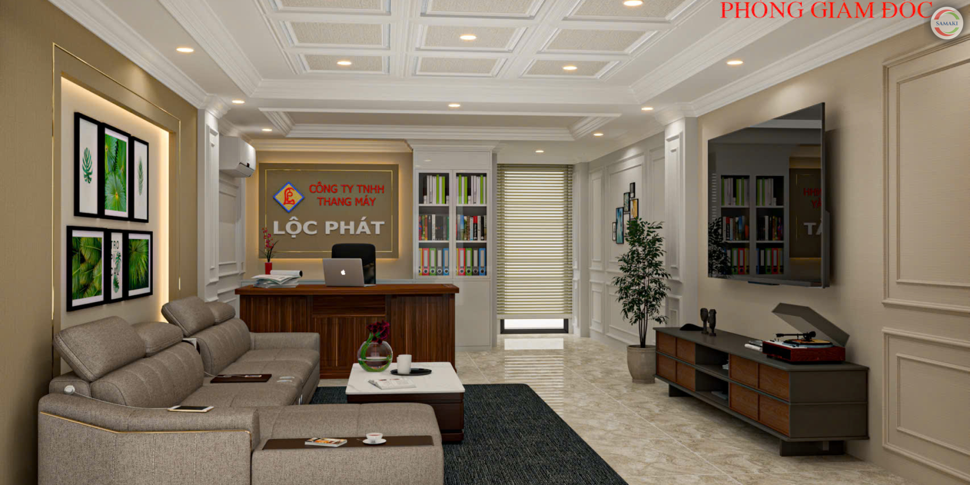 Nội thất nhà phố 2 tầng Gò Vấp