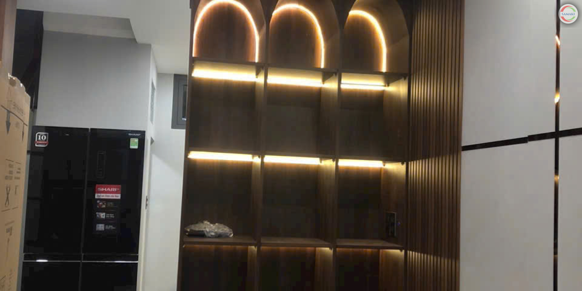 thi công thực tế nhỏ xinh
