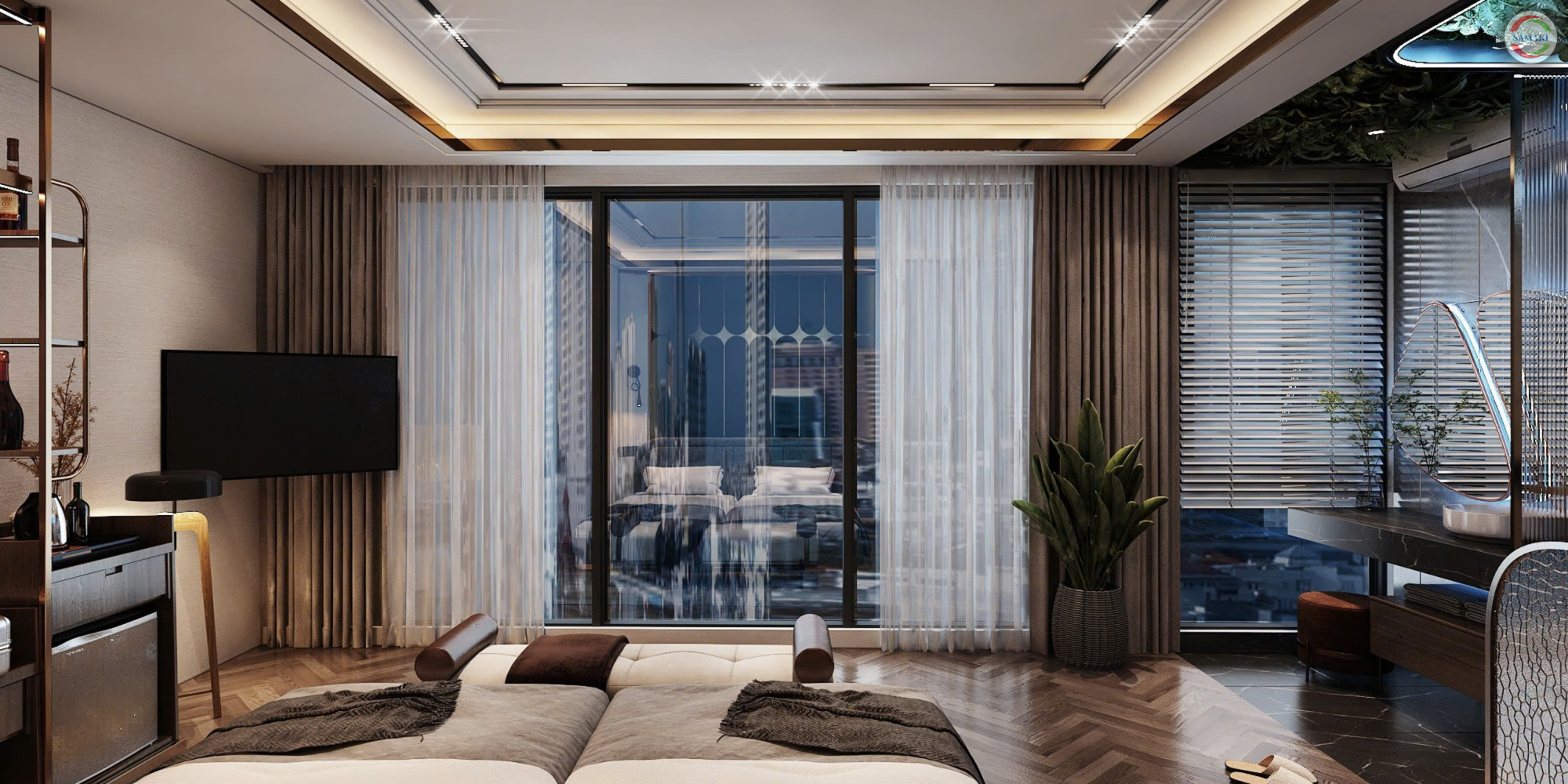 THIẾT KẾ NỘI THẤT KHÁCH SẠN CAO CẤP