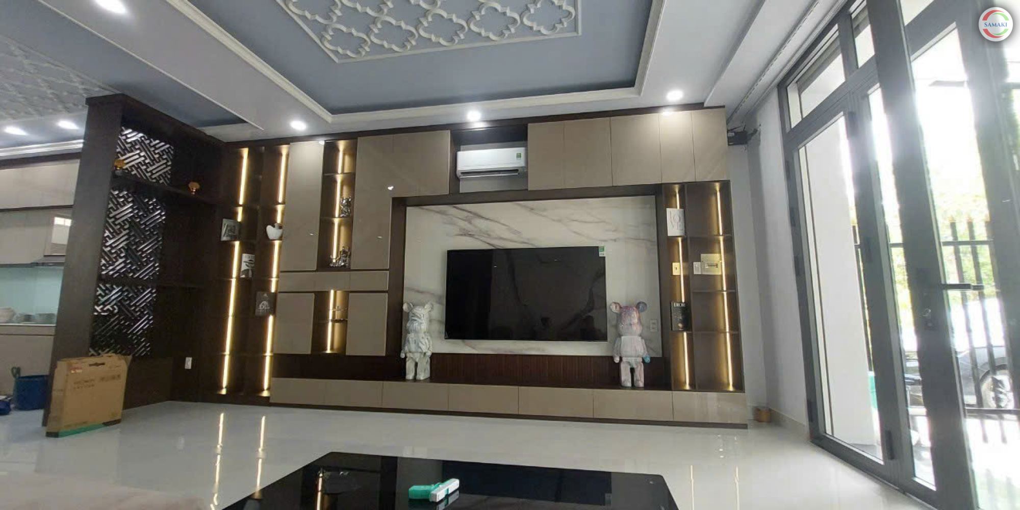 thi công thực tế công trình Long An