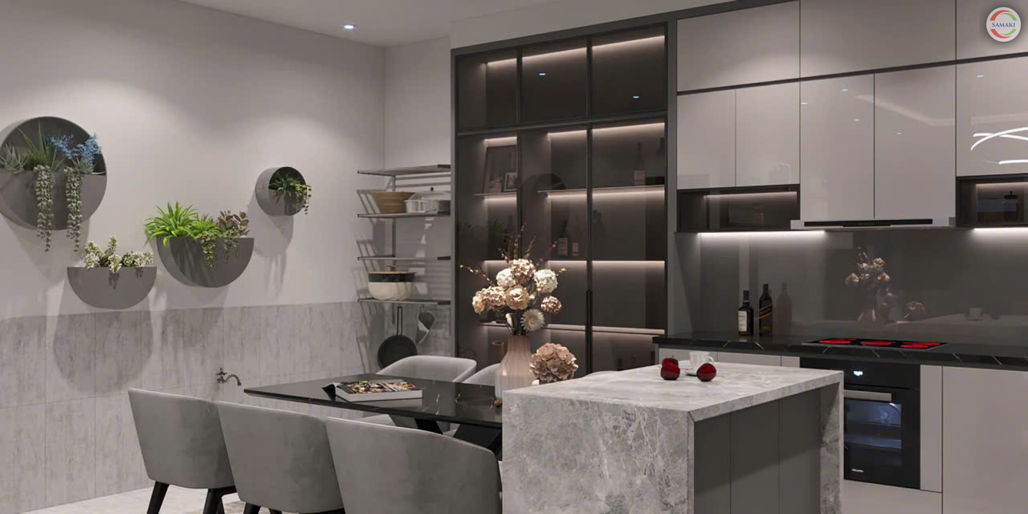 Thiết Kế Nội Thất Nhà Bếp Luxury - Đẳng Cấp Sang Trọng Cùng Samaki