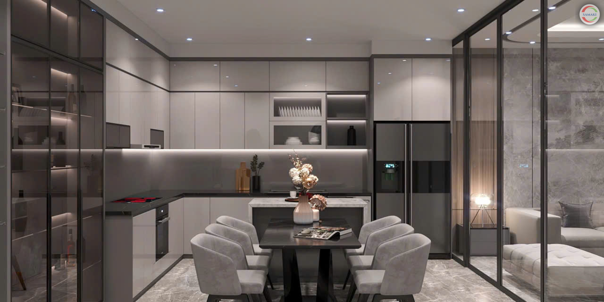 Thiết Kế Nội Thất Nhà Bếp Luxury - Đẳng Cấp Sang Trọng Cùng Samaki