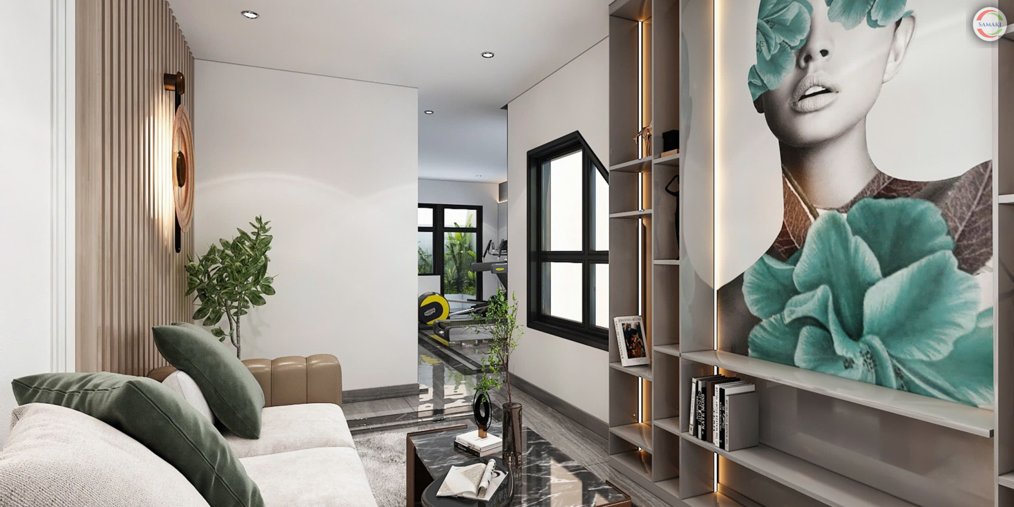 Nội Thất Nhà Phố Phong Cách Hiện Đại 