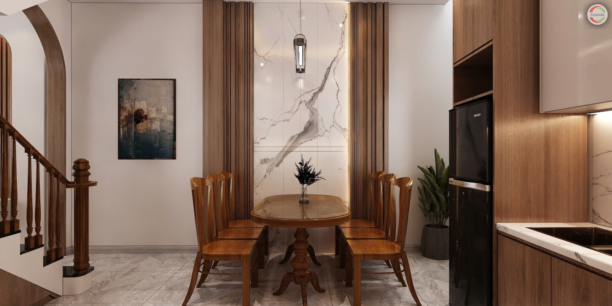 Nội Thất Nhà Phố Phong Cách Hiện Đại