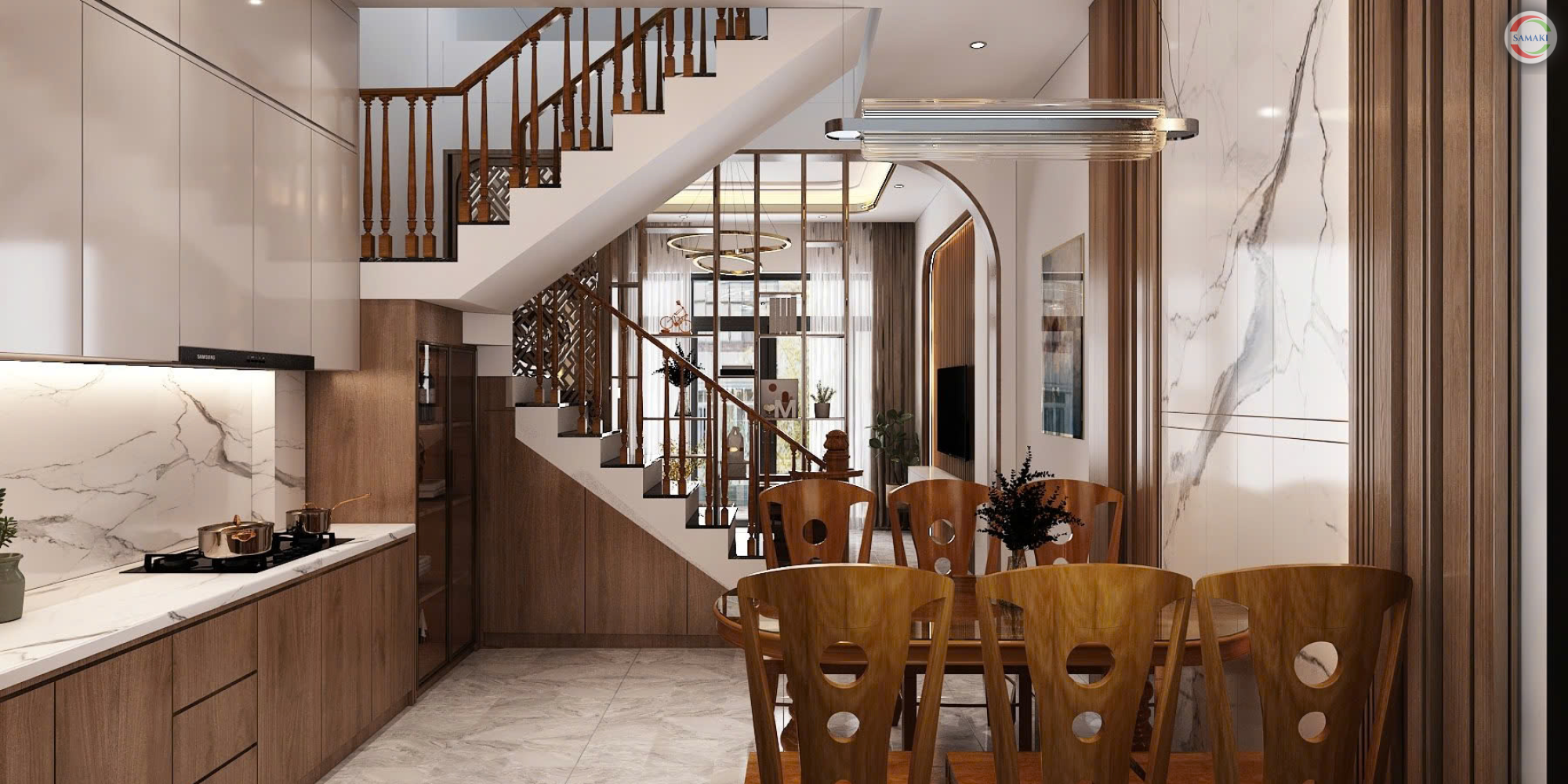Nội Thất Nhà Phố Phong Cách Hiện Đại