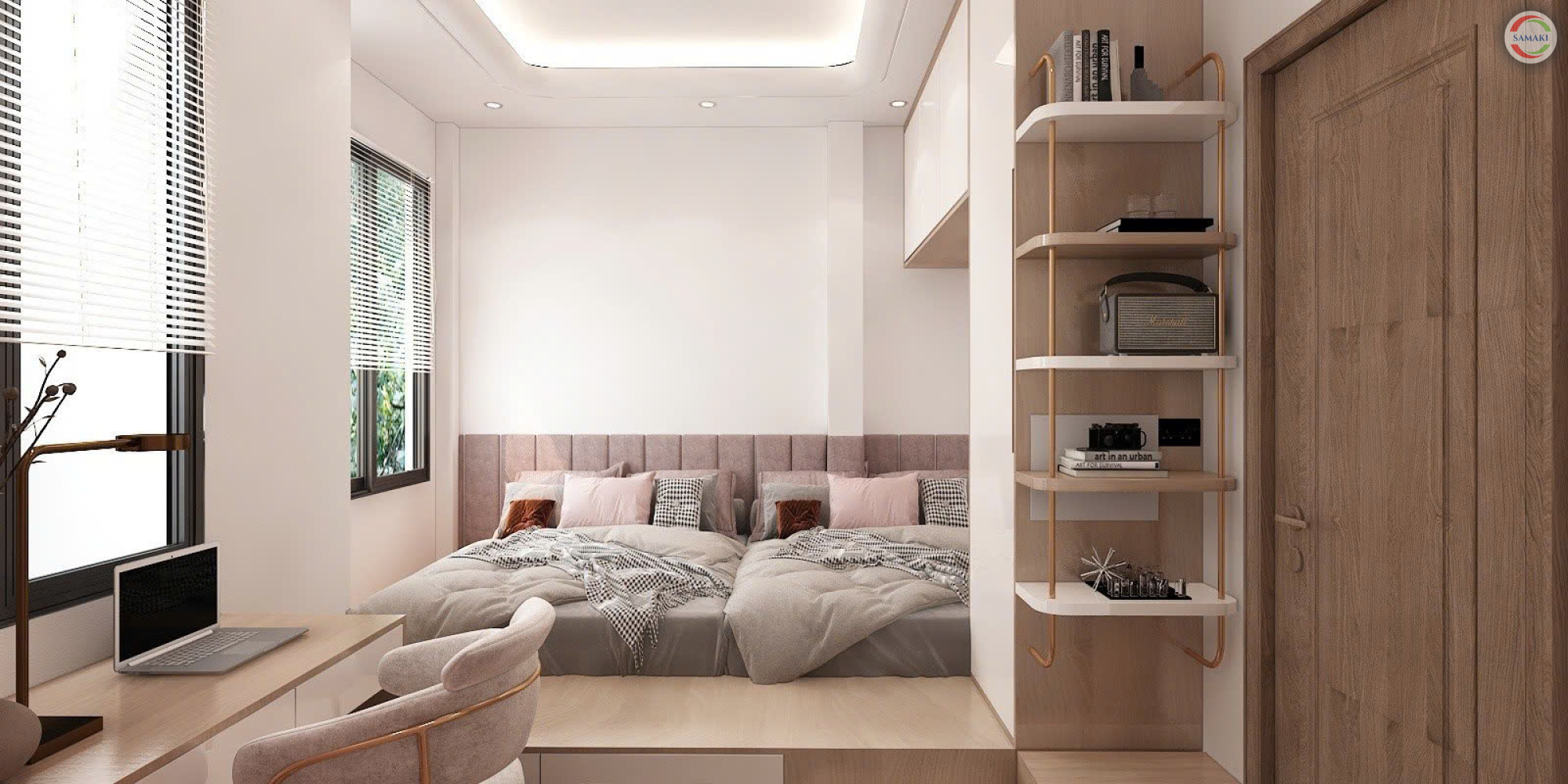 nội thất phong cách hiện đại a Thạch Quận 7