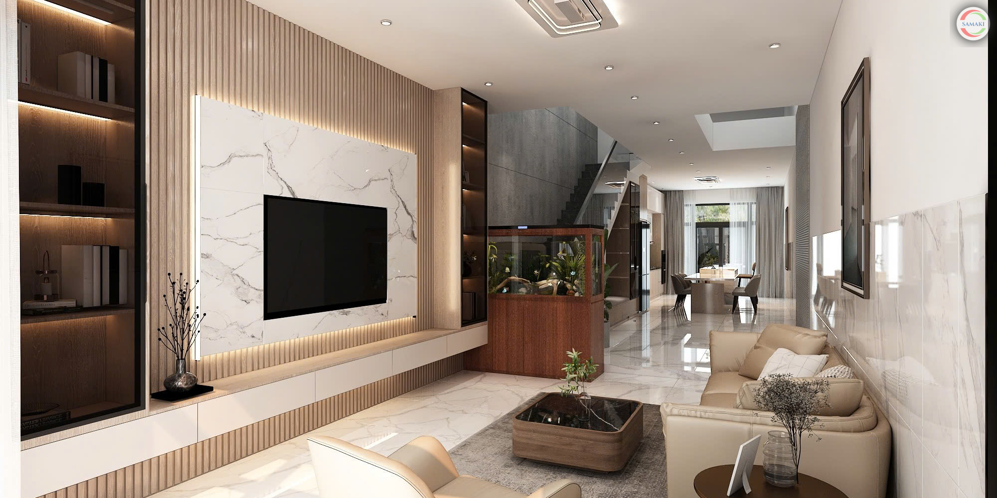 nội thất phong cách hiện đại c Ngân quận 12