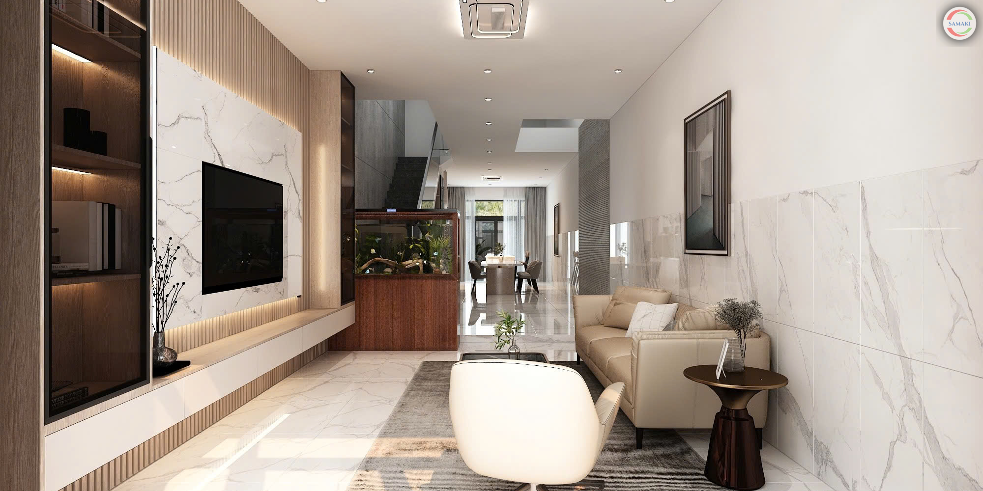 nội thất phong cách hiện đại c Ngân quận 12