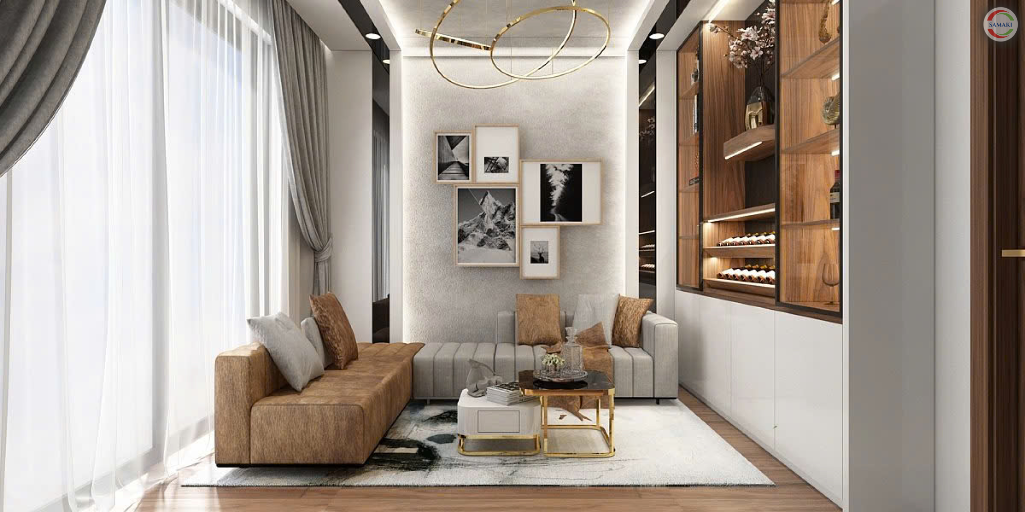 nội thất chung cư phong cách luxury quận 9