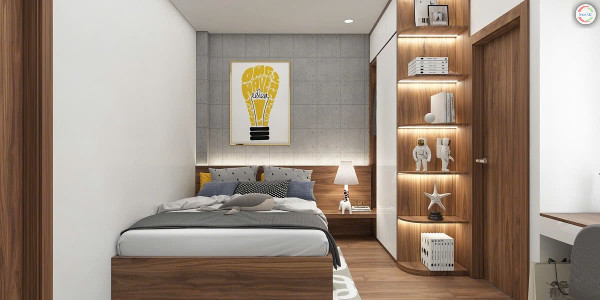 nội thất phong cách hiện đại chị Liễu Cần Thơ