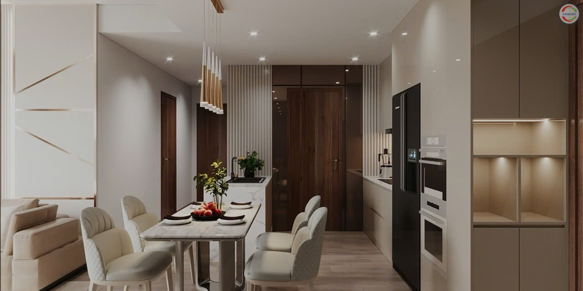 nội thất chung cư phong cách luxury quận 9