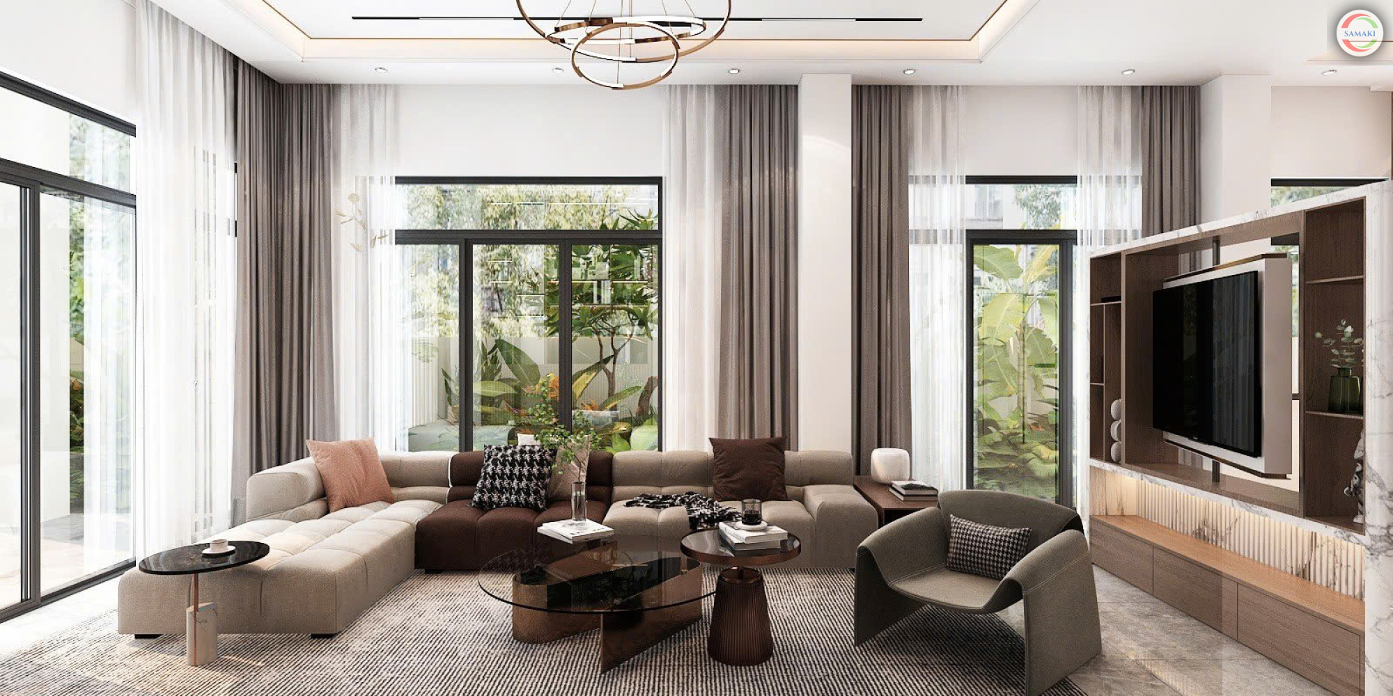 NỘI THẤT BIỆT THỰ PHONG CÁCH LUXURY