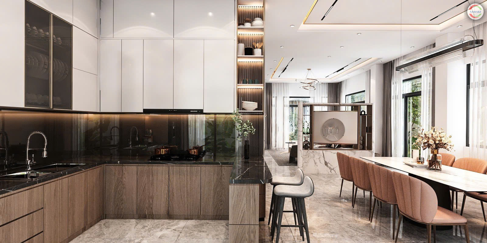 NỘI THẤT BIỆT THỰ PHONG CÁCH LUXURY