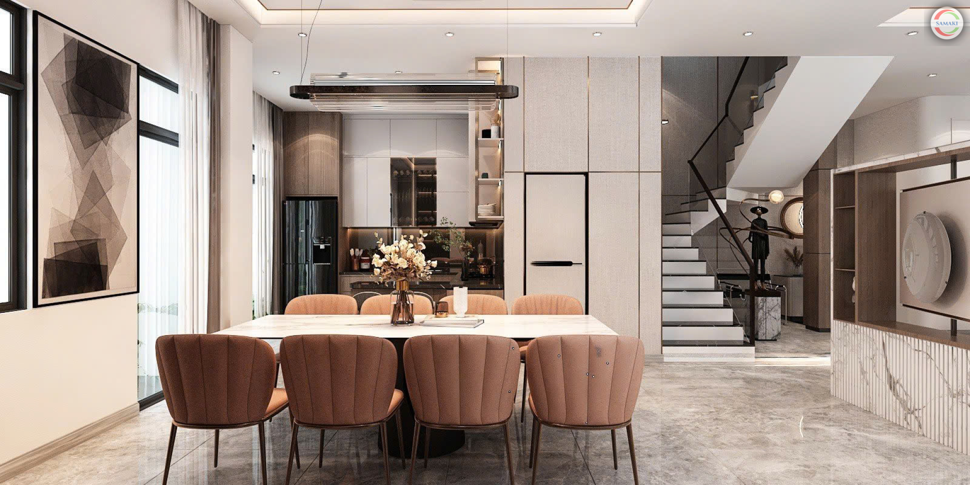 NỘI THẤT BIỆT THỰ PHONG CÁCH LUXURY