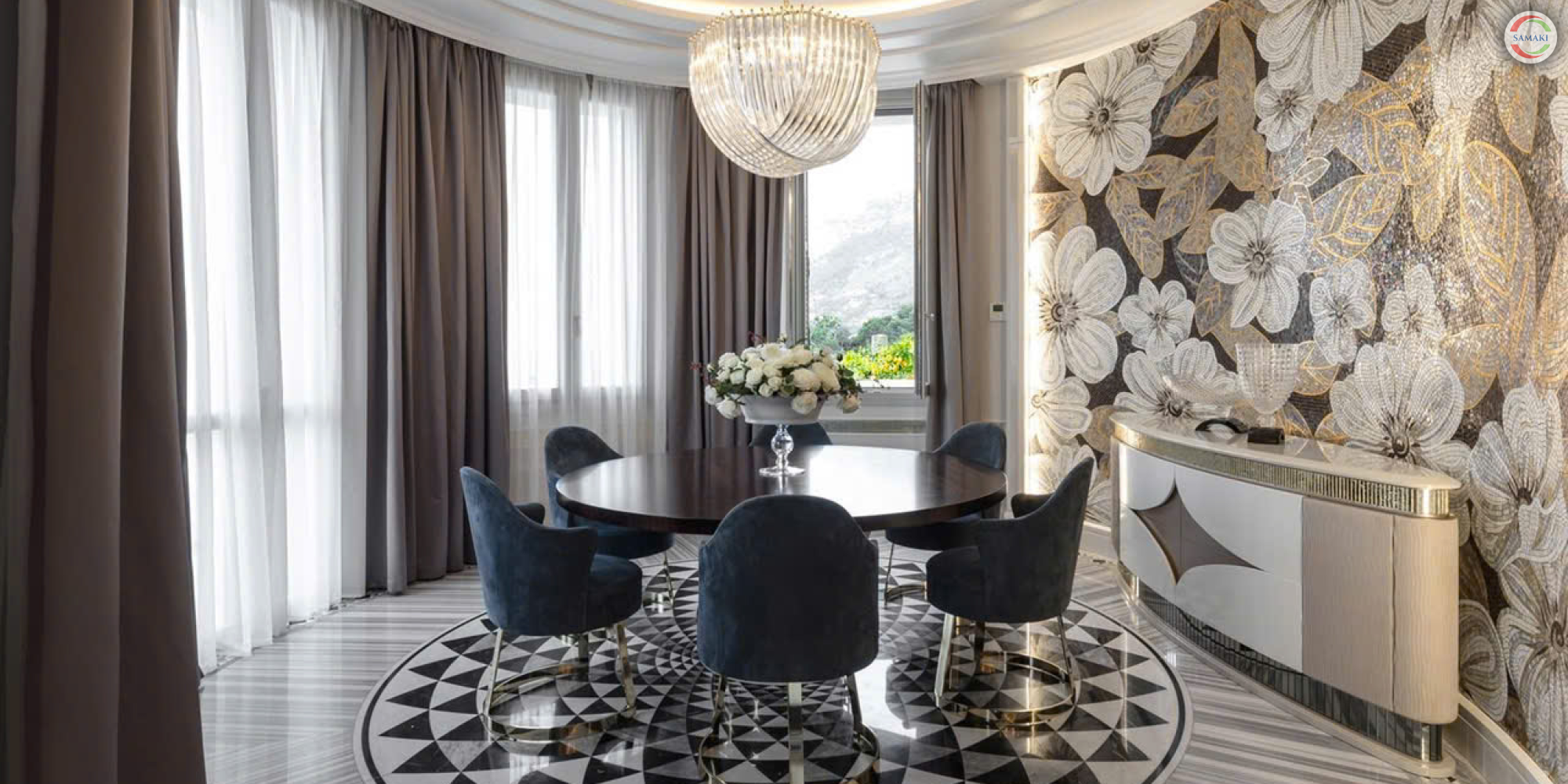 Phòng Khách Phong Cách Luxury 