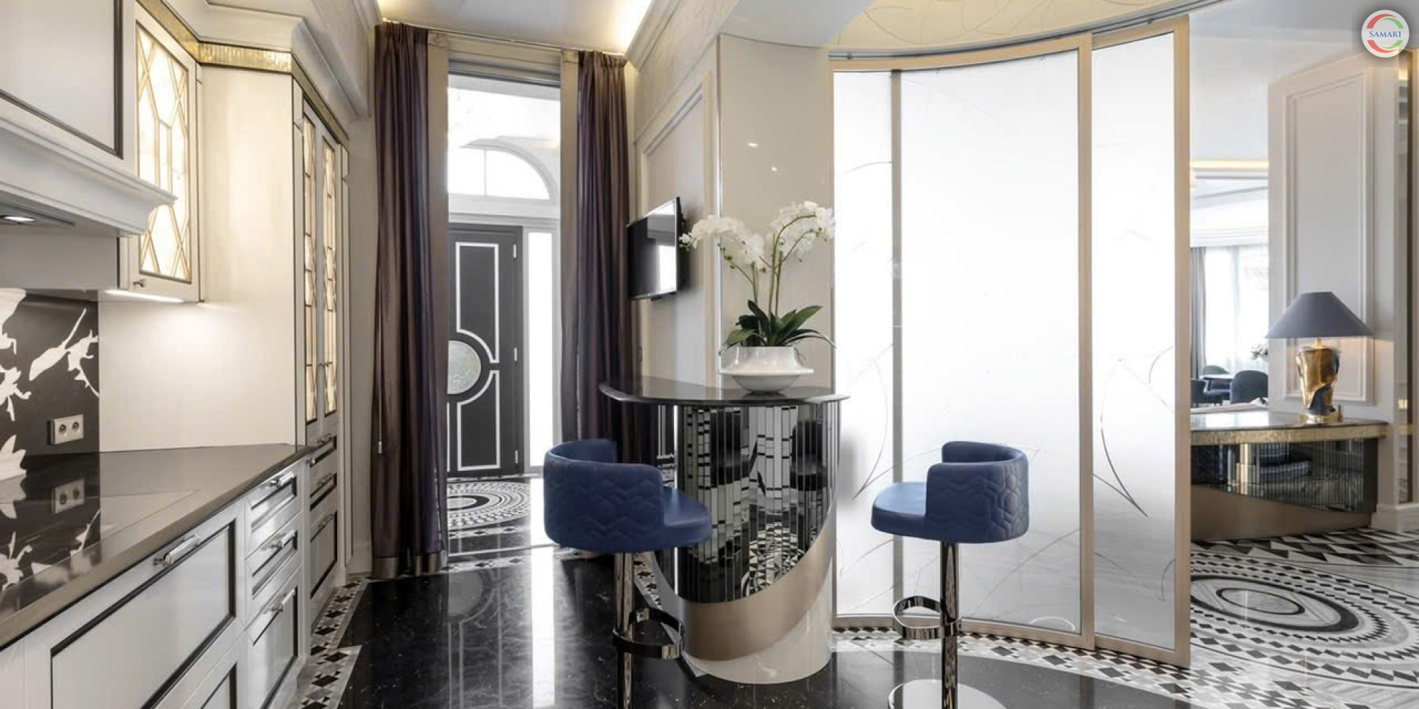 Phòng Khách Phong Cách Luxury 
