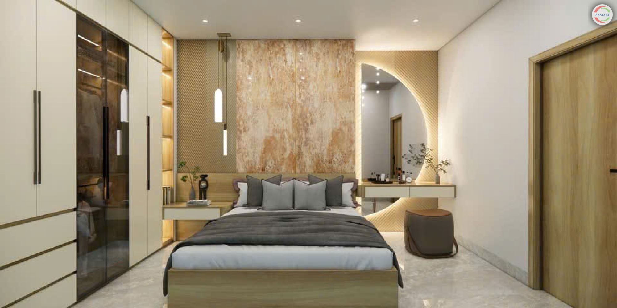 Phòng Ngủ Phong Cách Hiện Đại Luxury